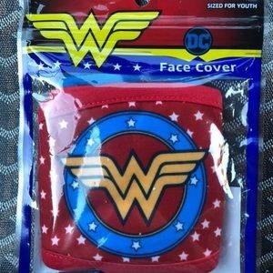 3x Kids Wonder Woman Face Masks Cover